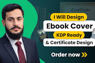design a professional ebook cover for kdp and digital books