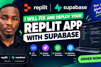 fix and deploy your replit app with supabase