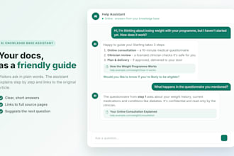 build an ai chatbot trained on your knowledge base, docs, and help center