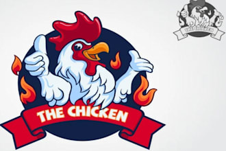 design a stunning vector rooster logo with unlimited revisions