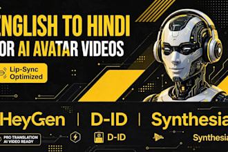 convert english script to hindi for ai lip sync dubbing