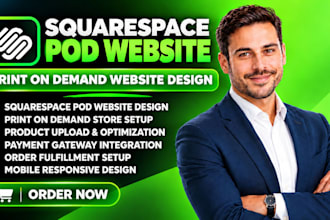 redesign squarespace printify printful store design squarespace landing page seo