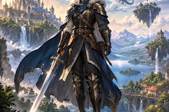 create epic rpg game environments and fantasy scenery