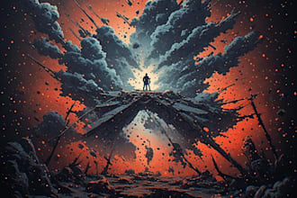 design a unique album artwork cover