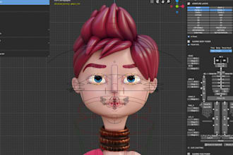 create 52 arkit blendshapes for your 3d character, facial expression in blender