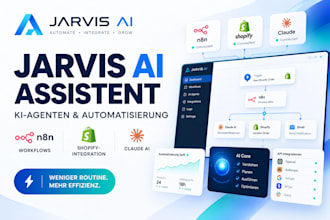ich entwickle jarvis ai assistenten, ki agenten und n8n automatisierungen