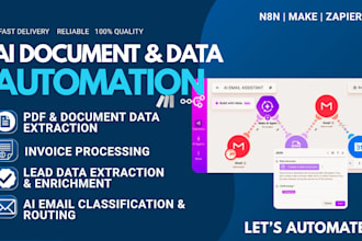 automate invoice processing, PDF data extraction, and ocr using make
