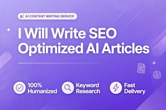 write SEO optimized ai blog posts and humanized articles