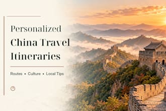 create a personalized china travel itinerary with local tips