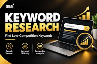 do keyword research and competitor analysis