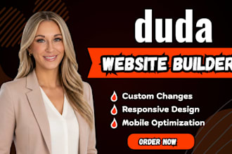 build a duda website, duda website design and redesign