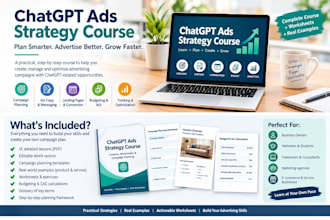 provide a practical chatgpt ads course, campaign planning guide