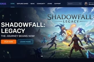 build squarespace board game website creator tabletop game website launch page