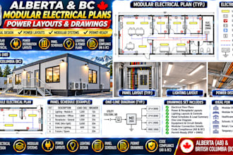 create alberta bc modular electrical plans power layouts
