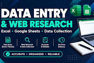 do data entry,web research ,copy paste tasks and vurtual assistance