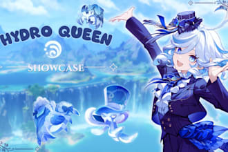 design dreamy aesthetic genshin impact  thumbnails