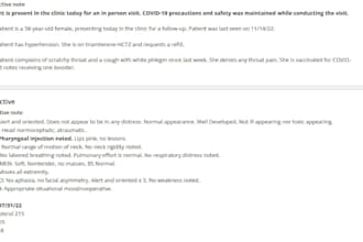 transcribe and polish drafts or ai generated medical charts