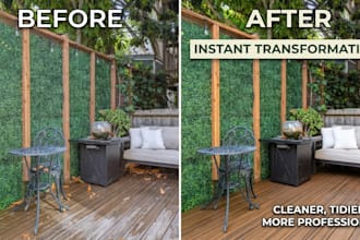 edit real estate photos, hdr, sky replacement and virtual staging