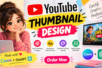 design eyecatching youtube thumbnails