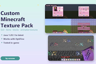 create a custom minecraft texture pack or resource pack