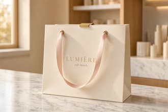 create branded shopping bag design for your store
