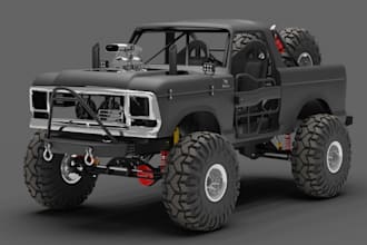 design ford bronco 6th gen molle panels and accessory brackets in cad