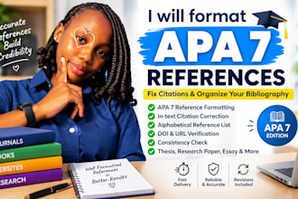 format apa 7 reference, fix citations and organize your bibilography