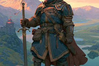 draw personalized dnd character art for you