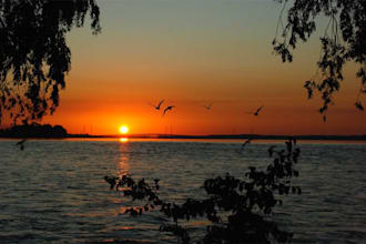 provide stunning sunset and nature digital art for wall prints