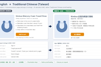 translate english to taiwan traditional chinese and chinese to english