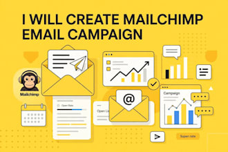 create and setup mailchimp email campaign newsletter