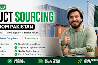 be your pakistan sourcing agent to buy or sell anything in pakistan