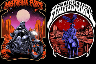 draw stoner rock, heavy metal, psychedelic art