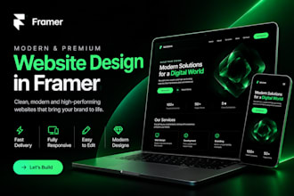 design and build a responsive framer website