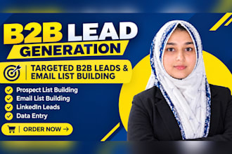 provide targeted b2b lead generation and business email lists