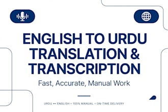 transcribe and translate english to urdu and urdu to english