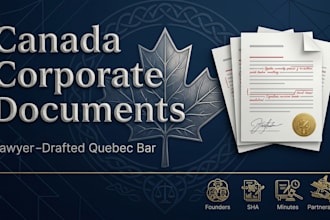 draft a professional canadian startup founders agreement