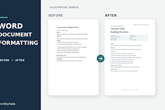 format and redesign your word documents