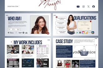 design a professional minimalist portfolio
