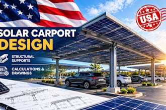 design solar carports, canopies and pv support structures