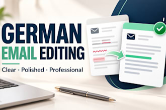 rewrite and improve your german business emails and customer messages