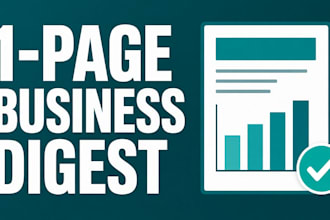 write a market research summary and company research report