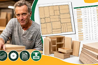 optimize plywood cutting layout cut list nesting plan material list for cabinet