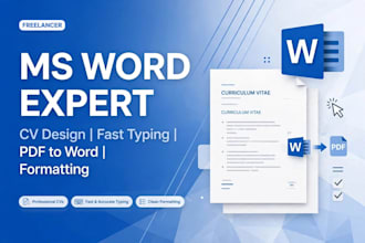 do microsoft word typing and document formatting