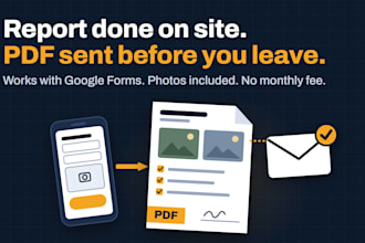 automate google forms to email PDF reports with photos