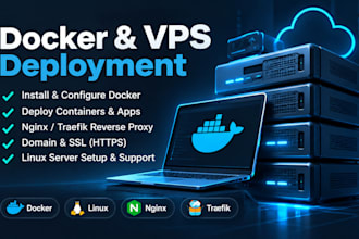 deploy and configure docker containers on your vps