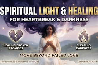 perform a spiritual light blessing to clear relationship darkness and heartache