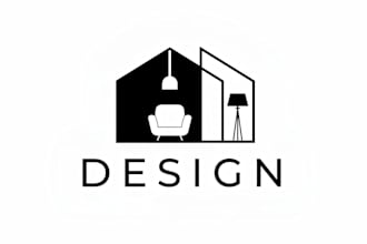 design a architectural, interior and home furnishing logo