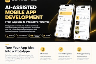 build a simple ai assisted mobile app prototype