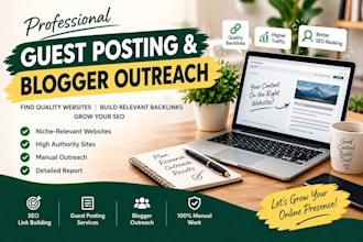 guest posting and blogger outreach for SEO